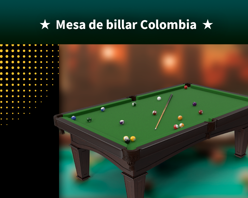Mesa de billar Colombia - Artículos de billar - Mister Billar